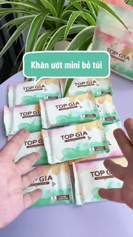 Khăn ướt mini bỏ túi TopGia siu tiện lợi #khanuot #khanuotmini #khanuottopgia #khanuotkhongmui #review 