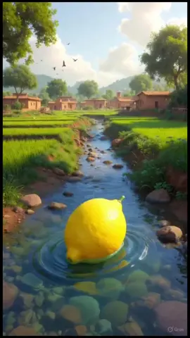 The lemon that fell from the river and found life 🍋 🍋 
