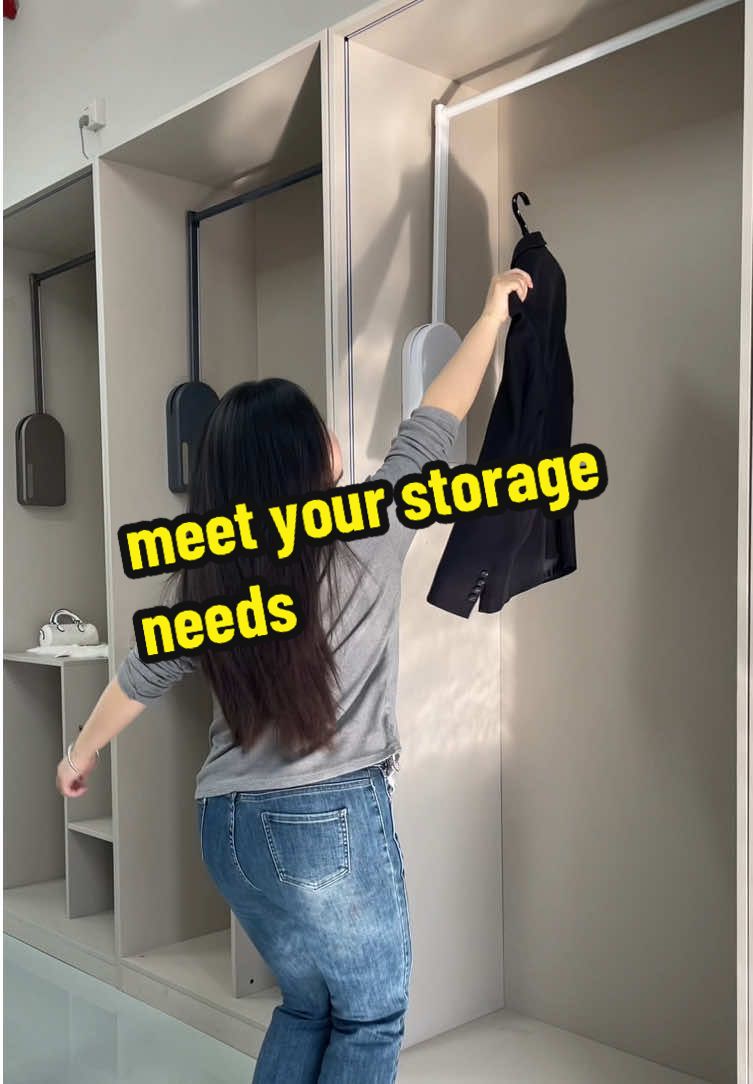 meet your storage needs#smarthome #wardrobe