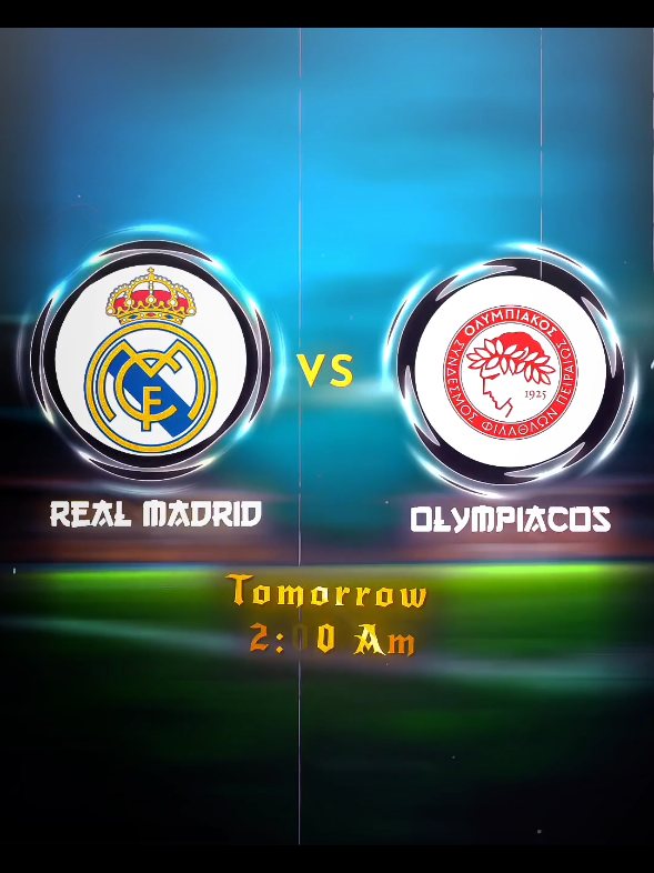 Real Madrid Vs Olympiacos ☠️🥶 #realmadrid #football #foryoupage #foryou #fyp 