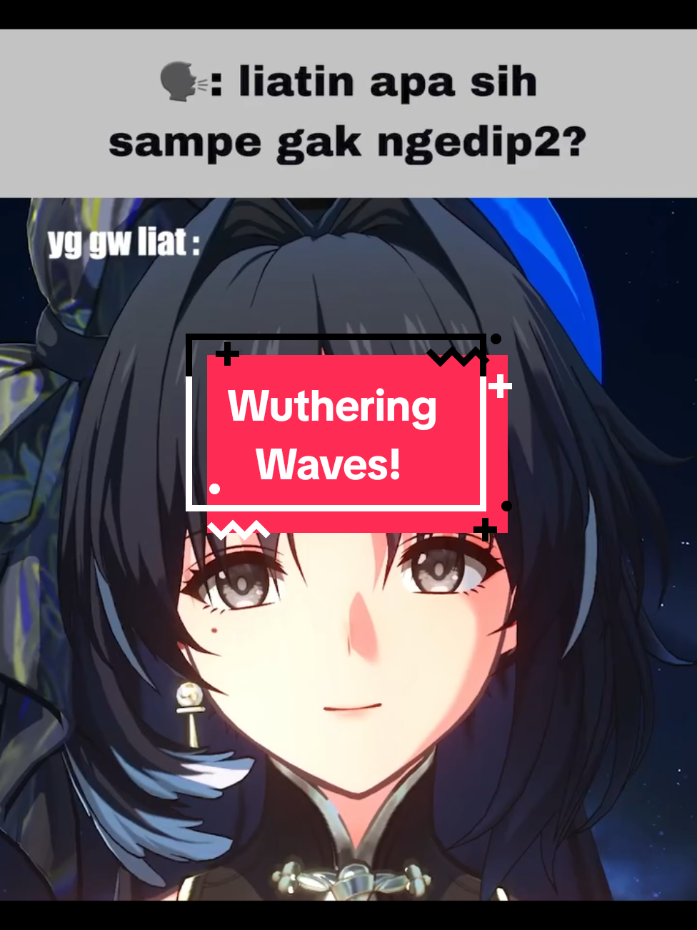 Black Hair 🙌 Source: Nicee Try (FB) #WW #WUWA #WutheringWaves