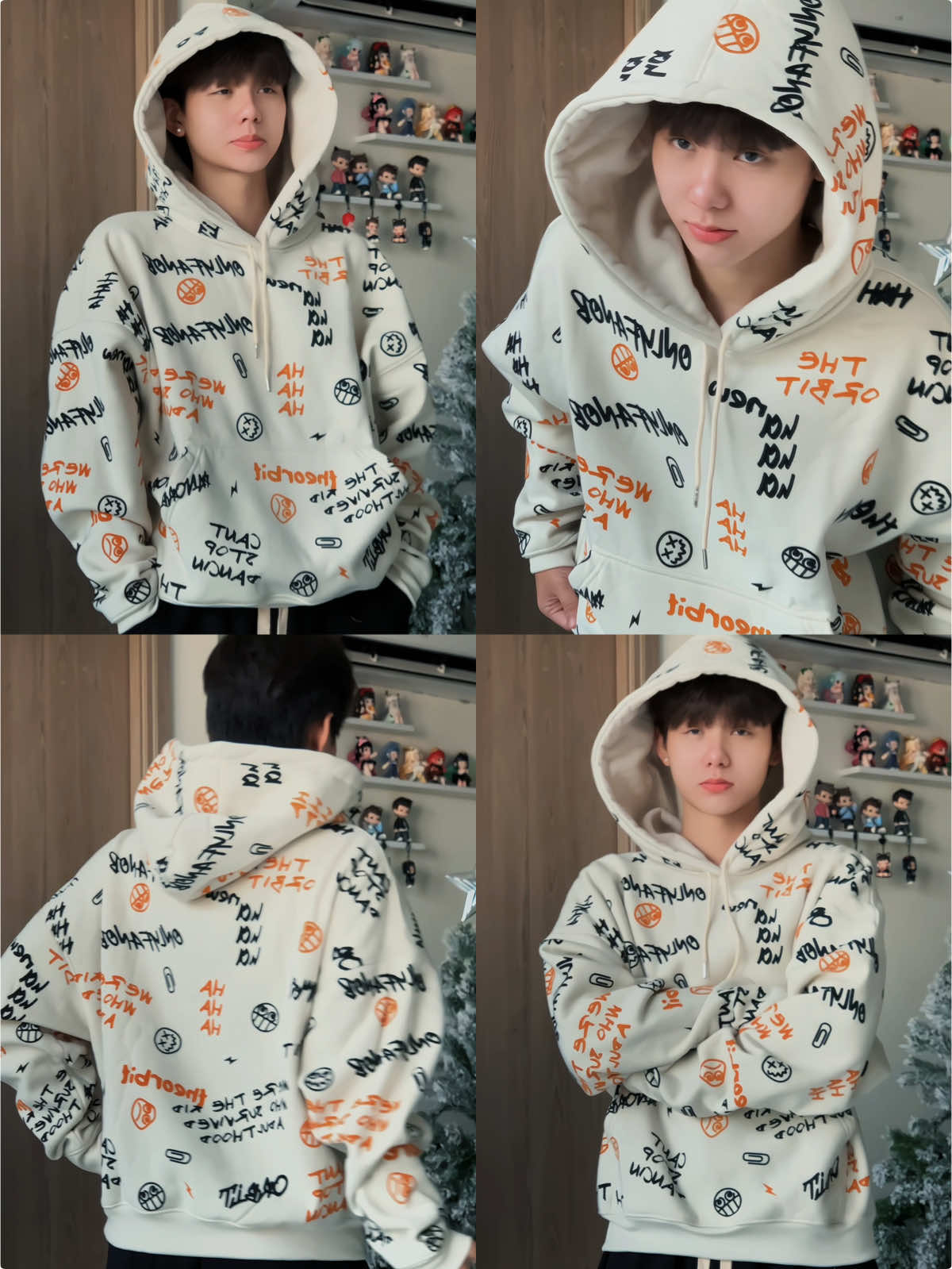 Hoạ tiết không đụng hàng thế này, bên Orbit làm đồ chất thật chứ 😭 #dangmacdo #reviewdonam #hoodie #orbit #phoidonam 
