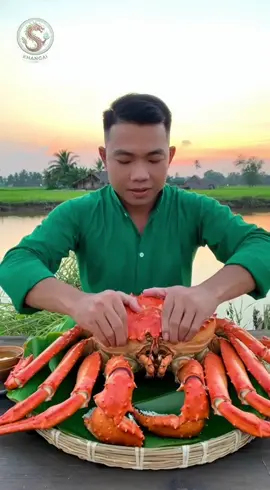 Mời cả nhà dùng cua hoàng đế với em ạ #sieuto #mukbang #sieutokhonglo #tayninh #anngon 