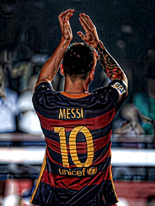 momen dimana para pemain dan fans barcelona menonton messi di masa kejayaannya untuk mengenang messi,karena pada waktu itu messi sudah meninggalkan barcelona!!😢🥺🥀 #presetalightmotion #messi #barcelona #campnou #football 