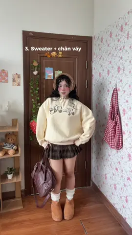 Mùa thu đông là phải mặc Sweater thui🧸🍂🍪#tosunstudio 