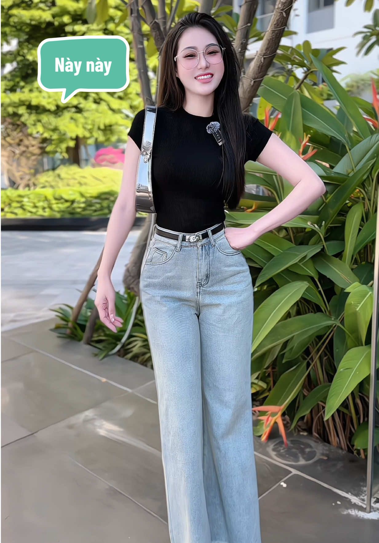 YURI JEANS -(ỐNG 35CM) Quần Jean loe #thoitrangnu #quanloe #quanjeandep #xuhuong 