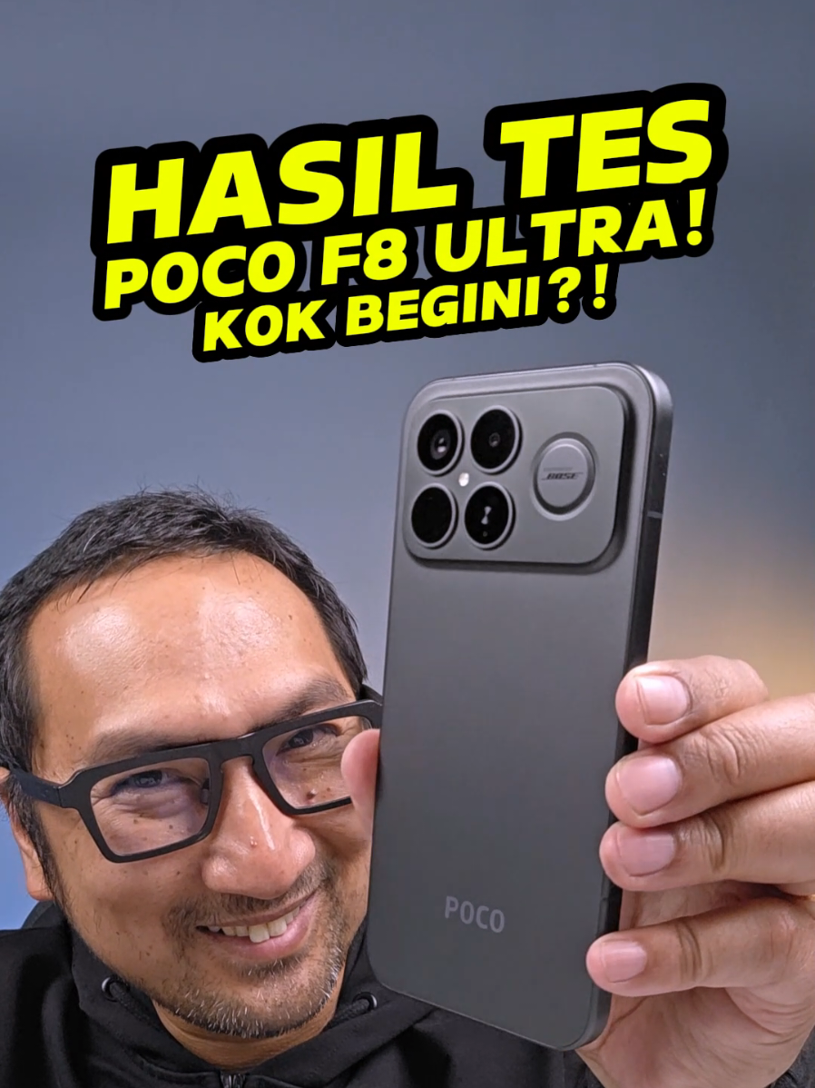 Ini POCO F8 Ultra. Belum versi Indonesia, tapi sudah versi global. Harga dan ketersediaan di Indonesia akan segera menyusul yaaa