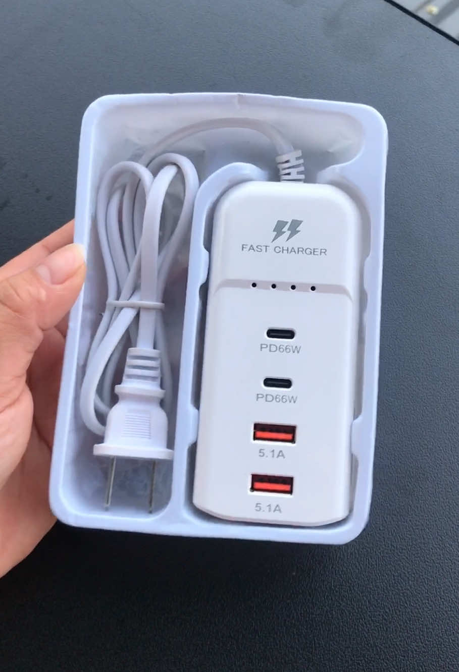 Ổ cắm sạc điện thoại 4 cổng hỗ trợ sạc nhanh 66W #ocamsacdienthoai #ocamsacdanang #ocamsac4cong #ocamdiendanang #nb99store 