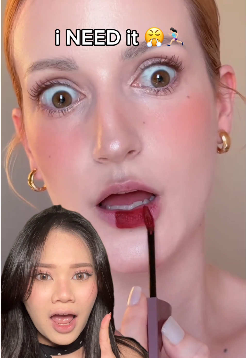 Yall this red is the sexiest!!! One swipe udh senutup itu 😨 cewe2 minimal wajib punya 1 red lipstick 💄 #redlipstick #timephoria #lipvelvet 