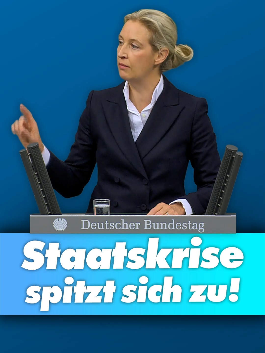 Weidel: Staatskrise spitzt sich zu! Deutschland steckt gleichzeitig in Sozial-, Migrations-, Wirtschafts-, Energie- und Schuldenkrise. Dr. Alice Weidel legt dar, warum die Regierungskoalition gescheitert ist, welche politischen Fehlentscheidungen unser Land in diese Lage geführt haben und welches Sofortprogramm erforderlich ist, um Deutschland wieder zu stabilisieren. Eine klare Analyse ohne Beschönigungen – und ein entschiedener Appell zur politischen Kehrtwende. #Weidel #AfD #Rede