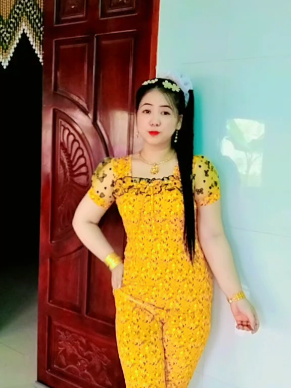 cổ vuông ren phối tay ren#dobomaysanthuytien #dobo #doboxinh #xuhuong #xuhuon 