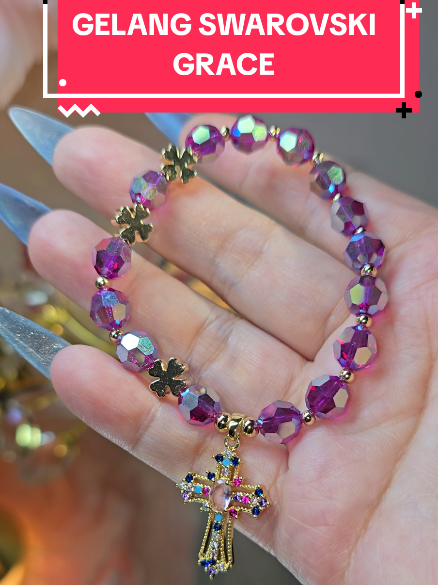 GELANG SWAROVSKI GRACE Karena masa depan sungguh ada, dan harapanmu tidak akan hilang Designed by Lenny Lai  #swarovski #jewellery #swarovskiaustria #crystal   #fyp  Thank You For Your order. 😊🙏🏻