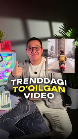 Trenddagi to'qilgan videoni qilish