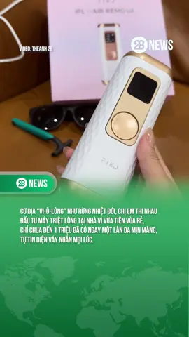 Máy triệt lông lạnh FIKO công nghệ IPL #theanh28 #trietlong #maytrietlong #fiko #trietlongtainha 