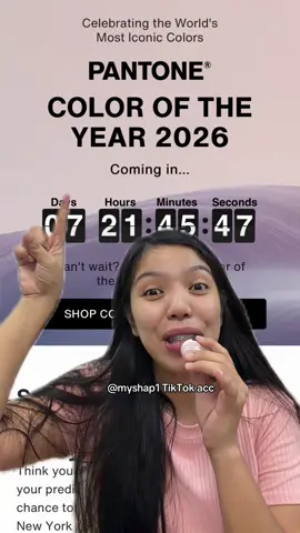 7days nalang malalaman na ang pantone color of the year 2026 #coloroftheyear #coloroftheyear2026  #pantonecoloroftheyear 