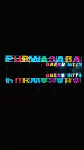 Suasana purwasaba greenhills di malam hari✨ 