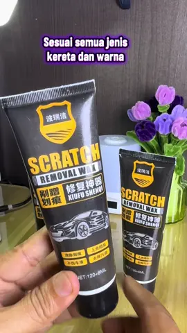 Hilangkan calar yang kecil, cuma sapu dan gosok sahaja #keretacalar #removalwax #scratch #viral #fyp 