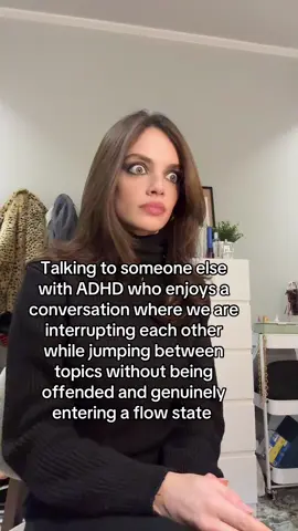 I stg no story is ever finished but god the freedom you feel being able to completely relax in conversation without being worried about appearing rude #adhd 
