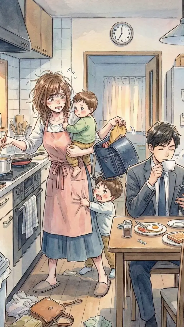 ふたりとも働いているよね？  なのに家の中の”日常の負担