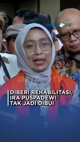Rehabilitasi menjadi angin segar bagi Ira Puspadewi. Mantan Dirut PT ASDP itu mendapatkan rehabilitasi hukum dari Presiden Prabowo usai divonis 4,5 tahun penjara atas kasus korupsi kerja sama usaha dan akuisisi PT Jembatan Nusantara oleh PT ASDP. #MetroTV #tiktokmetrotv #metrotv #tiktokberita #beritatiktok #viral #fyp #irapuspadewi #asdp #rehabilitasihukum #prabowo #jembatannusantara #kasuskorupsi