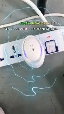 Mice in your home? 🐭 Keep this plugged in & watch them disappear! #homehacks #pestcontroller #hometech #ultrasonicrepeller 