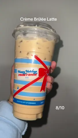 7 brew Crème Brûlée Latte 🎁✨ @7brewcoffee #7brew #7brewcoffee #7brewsecretmenu #7breworder #CapCut 