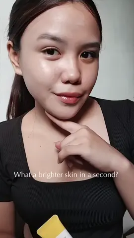 instant filter yan✨️  #skinever #vitaminc #toneup #lazymakeup #brightening 