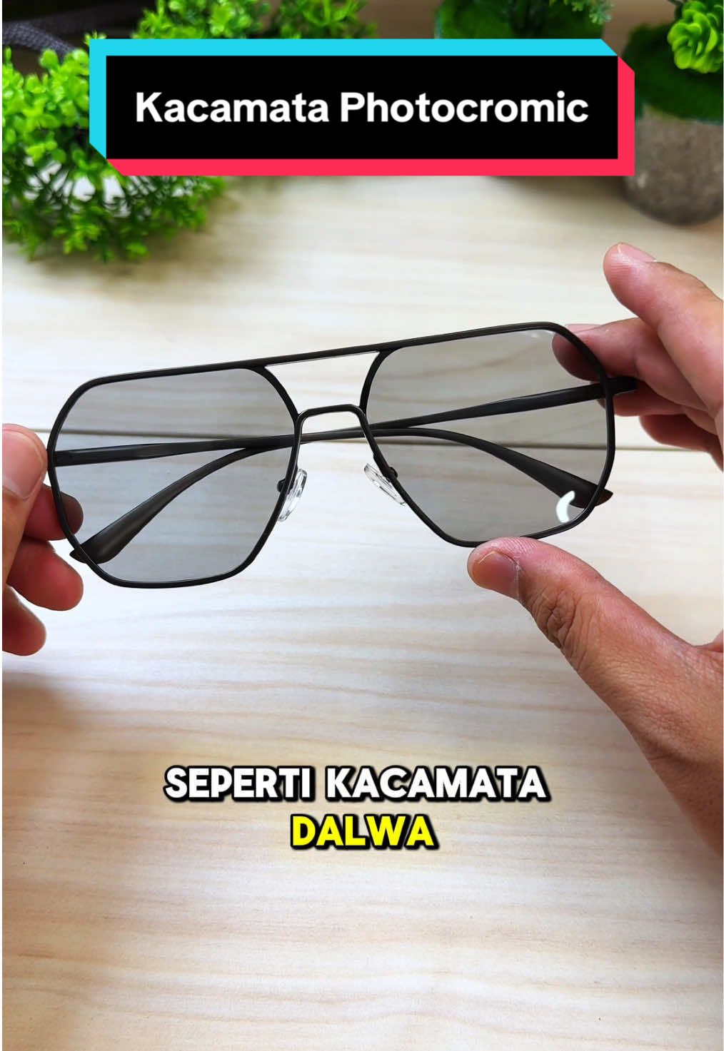 Gausah cape cape lagi beli kacamata sampe 3 atau 4 biji buang buang duit aja mending kalian beli langsung kacamata dalwa yang satu ini dia udah photocromic dan support anti radiasi juga, kacamata ini multifungsi dan ini frame nya bukan plastik ya!!  #kacamatamurah #kacamatapolarized #kacamataphotocromic #kacamatahitam #kacamatadalwa 