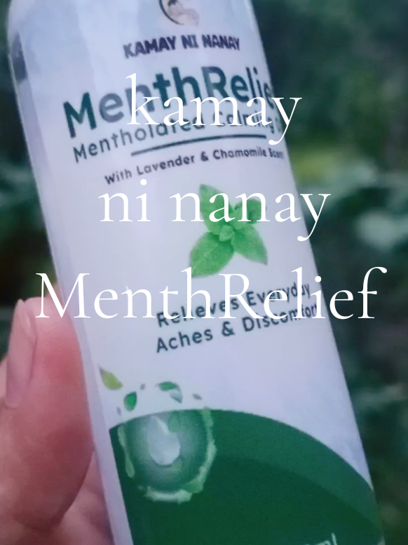 kamay ni nanay MenthRelief. with Lavander and chamomile. #kamayninanay #kamayninanaymenthol #kamayninanaymenthrelief #menthol 