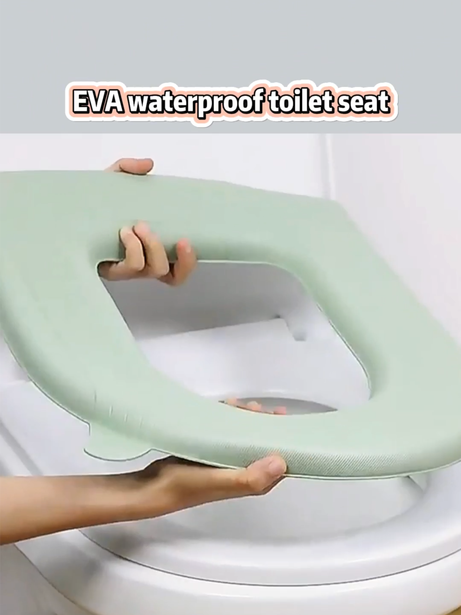 Waterproof EVA Toilet Seat Cover Toilet Cover Pad Soft Thickened Toilet#Recommended #tiktokshop #Toilet #Waterproof #eva
