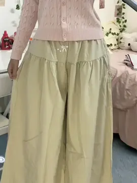 Quần Váy Nữ Thu Đông 2 Lớp Nhún