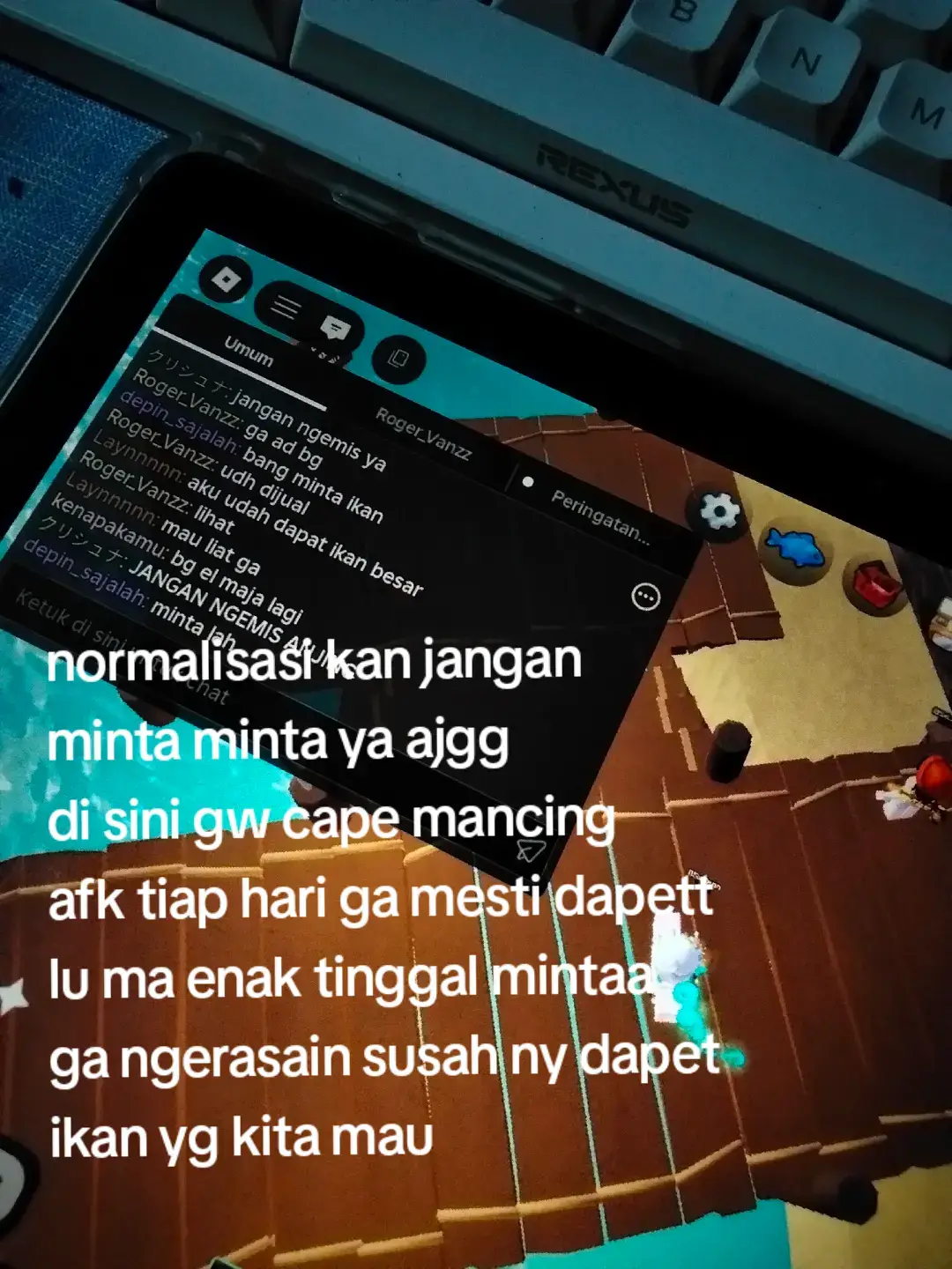 baru masuk udah di sambut yg beginian hampir tiap hari di palakin #fyp #fishit #fishitroblox #roblox #robloxfyp 