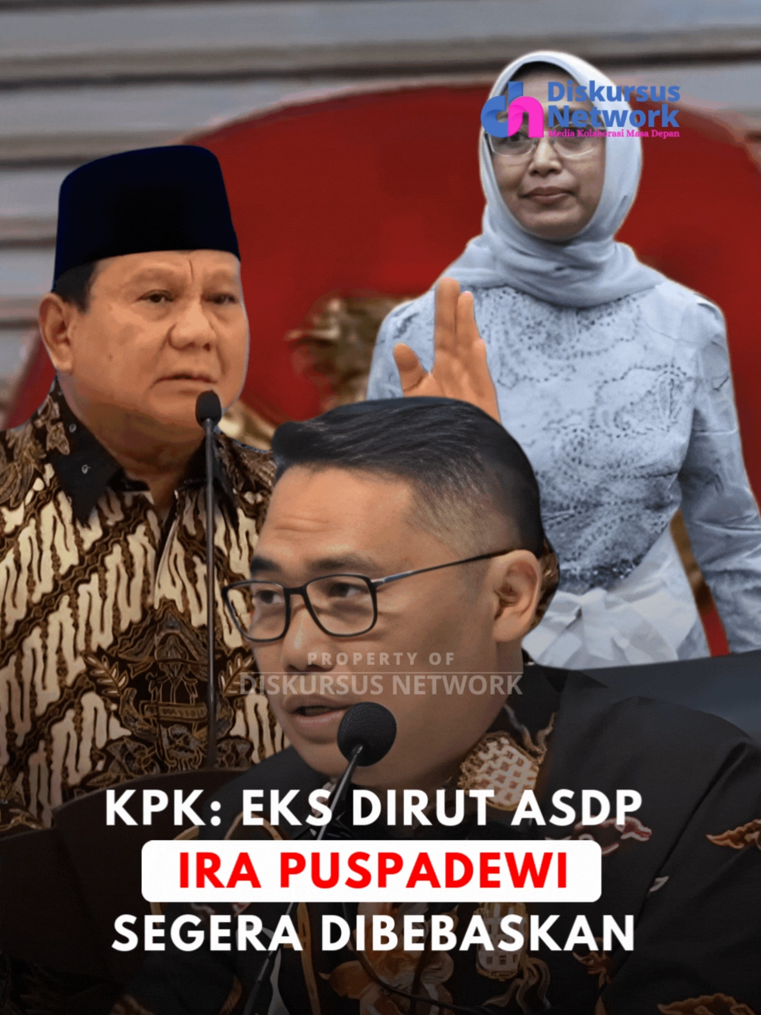 Komisi Pemberantasan Korupsi (KPK) menyatakan menghormati keputusan Presiden Prabowo Subianto yang memberikan rehabilitasi kepada mantan Direktur Utama PT ASDP Indonesia Ferry, Ira Puspadewi, serta dua eks direksi lainnya, Muhammad Yusuf Hadi dan Harry Muhammad Adhi Caksono. Ketiganya dijadwalkan segera keluar dari rumah tahanan (rutan) setelah administrasi resmi diterima lembaga antirasuah. Plt Deputi Penindakan dan Eksekusi KPK, Asep Guntur Rahayu, mengatakan pihaknya kini menunggu surat resmi rehabilitasi dari pemerintah. Setelah dokumen tersebut diterima, KPK akan langsung memproses prosedur pembebasan ketiganya. #KPK #KasusASDP #IraPuspadewi #Rehabilitasi #PrabowoSubianto #BeritaTerkini #NewsUpdate #HukumIndonesia #AntiKorupsi