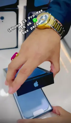 iPhone 13 Pro Max PTA ok Box pack ✅👍#hafizmobile02#foryoupage#viralvideo#viral#@Hafiz Mobile #hafizmobile02 