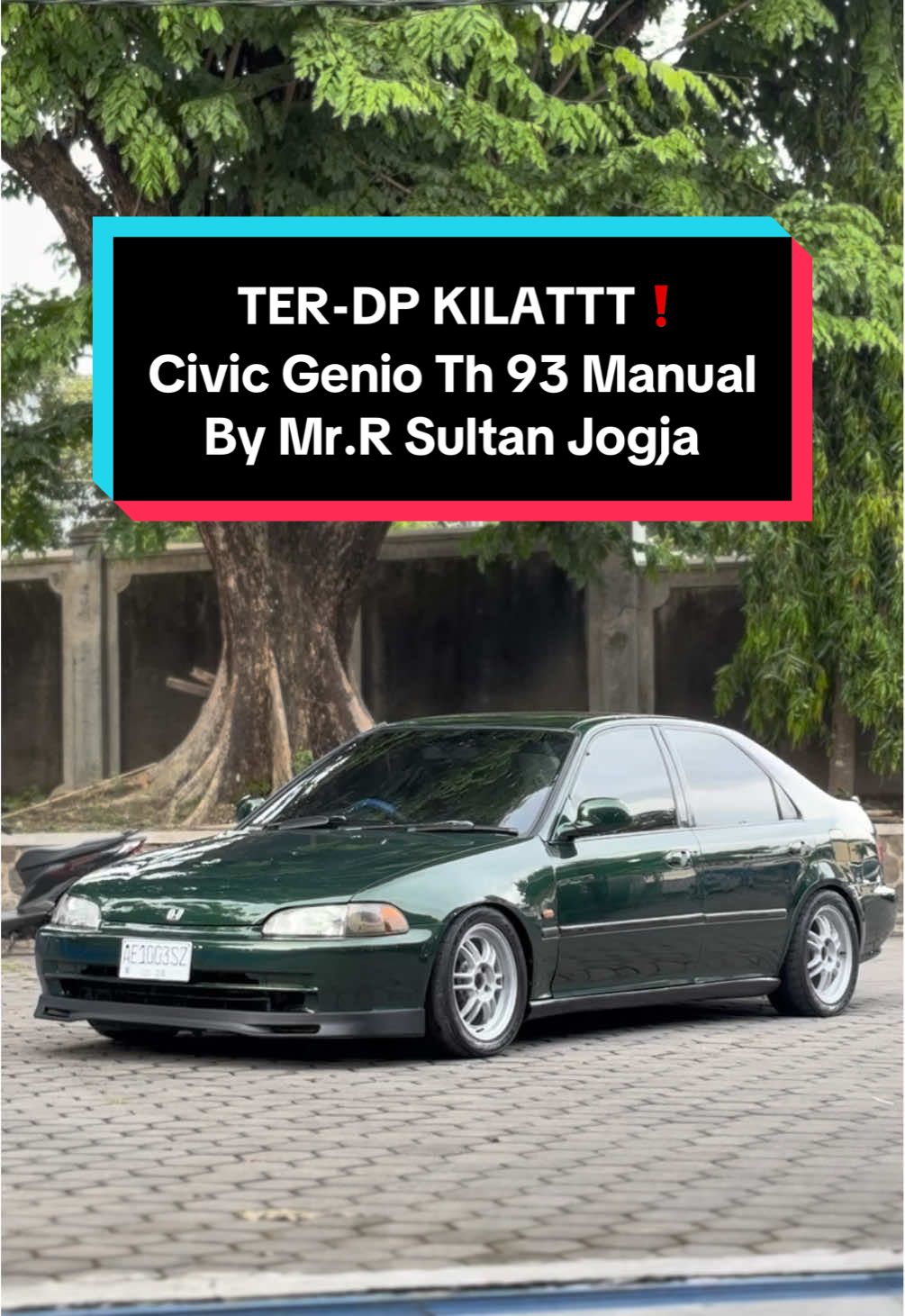 ‼️ALHAMDULILLAH TER-DP‼️ Civic Genio Th 93 Manual 😍 By Mr.R Sultan Jogja 🫡 Yukk kita masih READY STOCK unit Civic lainnya 🥰 Siap kirim” keseluruh wilayah Indonesia dgn amanah❗️ ☎️ RESPON CEPAT TELP / WA 089662287744 #kutibagarage #civicferio #civicgenio #feriogang #fyp 