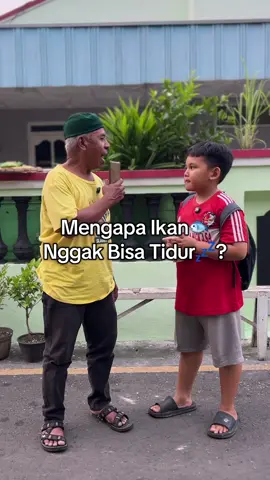 Mengapa ikan ngga bisa tidur? #jokes #jokesbapackbapack #viral #fyp #lucu 