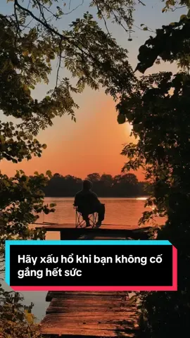 Hãy xấu hổ khi bạn không cố gắng hết sức  #phattrienbanthan #donglucmoingay✨ #cogangmoingay💪 #lamgiau #thethao 