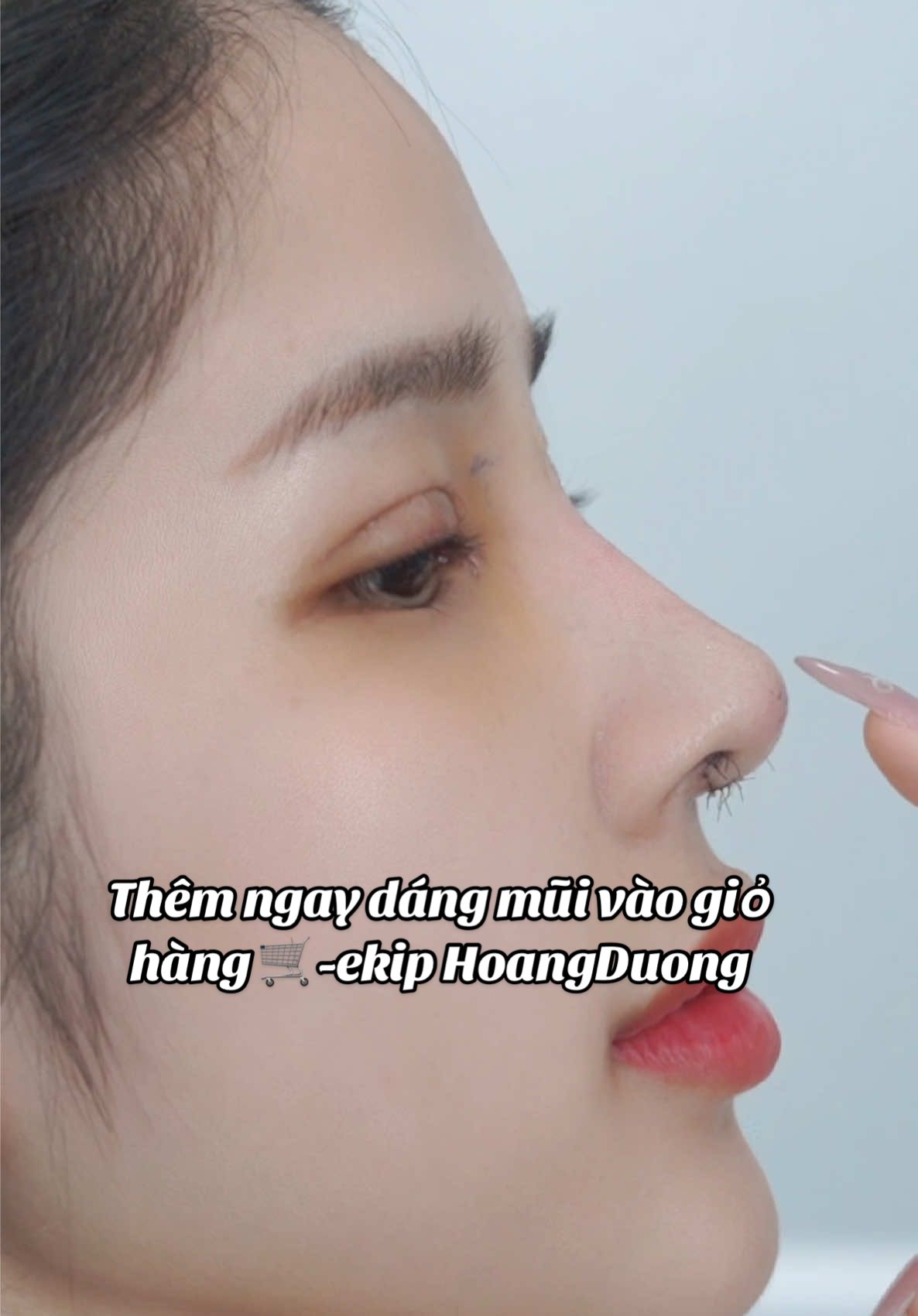 Thêm ngay dáng mũi bào giỏ hàng 🛒 ,nếu bạn thích dáng mũi này 😘 #nangmui #lamdep #thammy #congai #xuhuong 