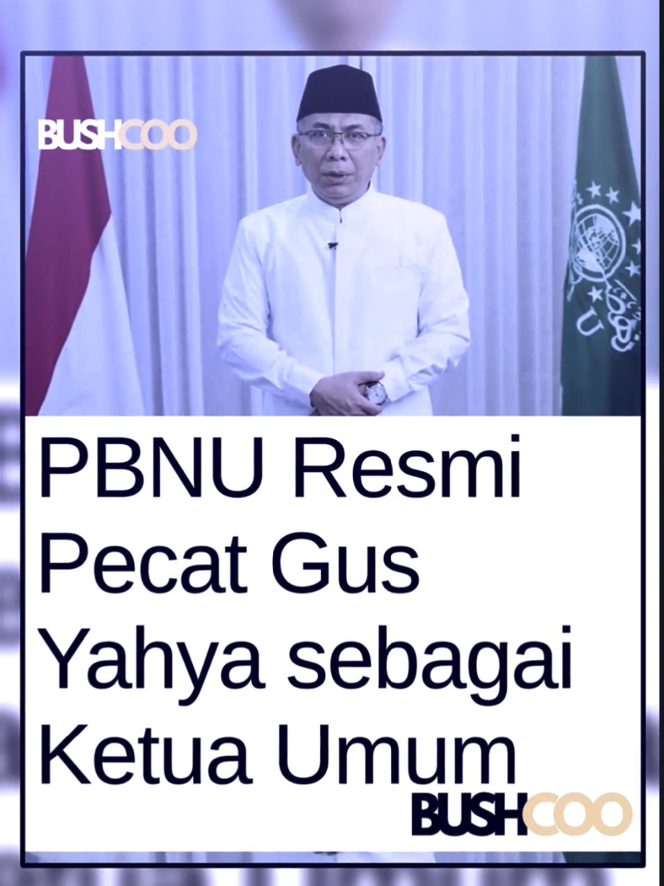 Pengurus Besar Nahdlatul Ulama (PBNU) resmi menyatakan bahwa Yahya Cholil Staquf (Gus Yahya) tidak lagi menjabat sebagai Ketua Umum PBNU terhitung sejak 26 November 2025. Dengan keputusan tersebut, seluruh kewenangan dan hak Gus Yahya sebagai Ketum PBNU otomatis dicabut. Informasi ini tertuang dalam surat edaran PBNU yang memuat tindak lanjut hasil rapat harian Syuriyah PBNU. Surat itu ditandatangani oleh Wakil Rais Aam PBNU, Afifuddin Muhajir, dan Katib Aam, Ahmad Tajul Mafakhir, pada Selasa, 25 November 2025. Dalam surat tersebut dijelaskan bahwa, 