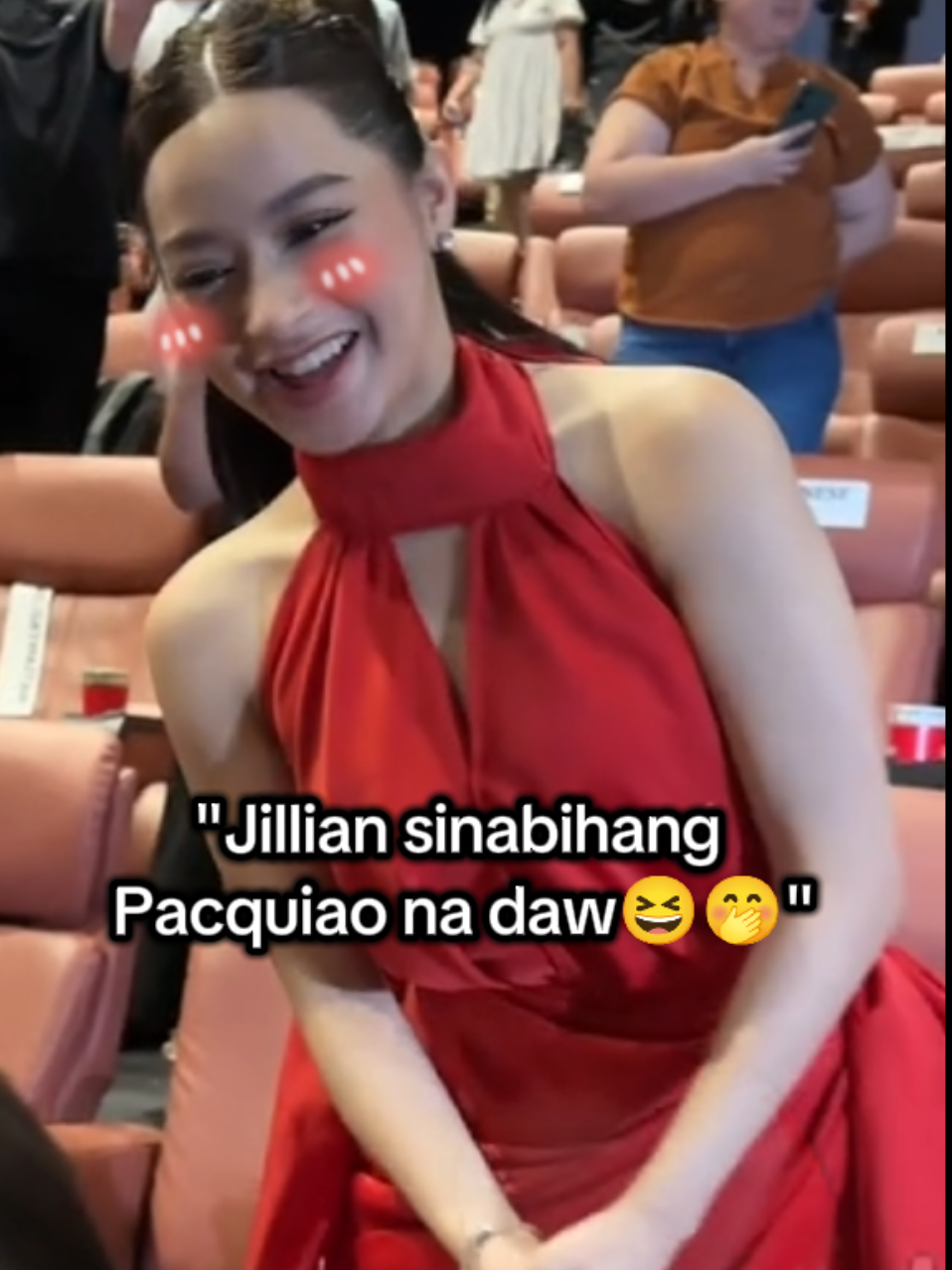 @jillianwxrd sinabihang #pacquio na daw 😆🤭🤭♥️♥️ #jillman #jillianemankiligmoments credit to gmanetwork for the video 