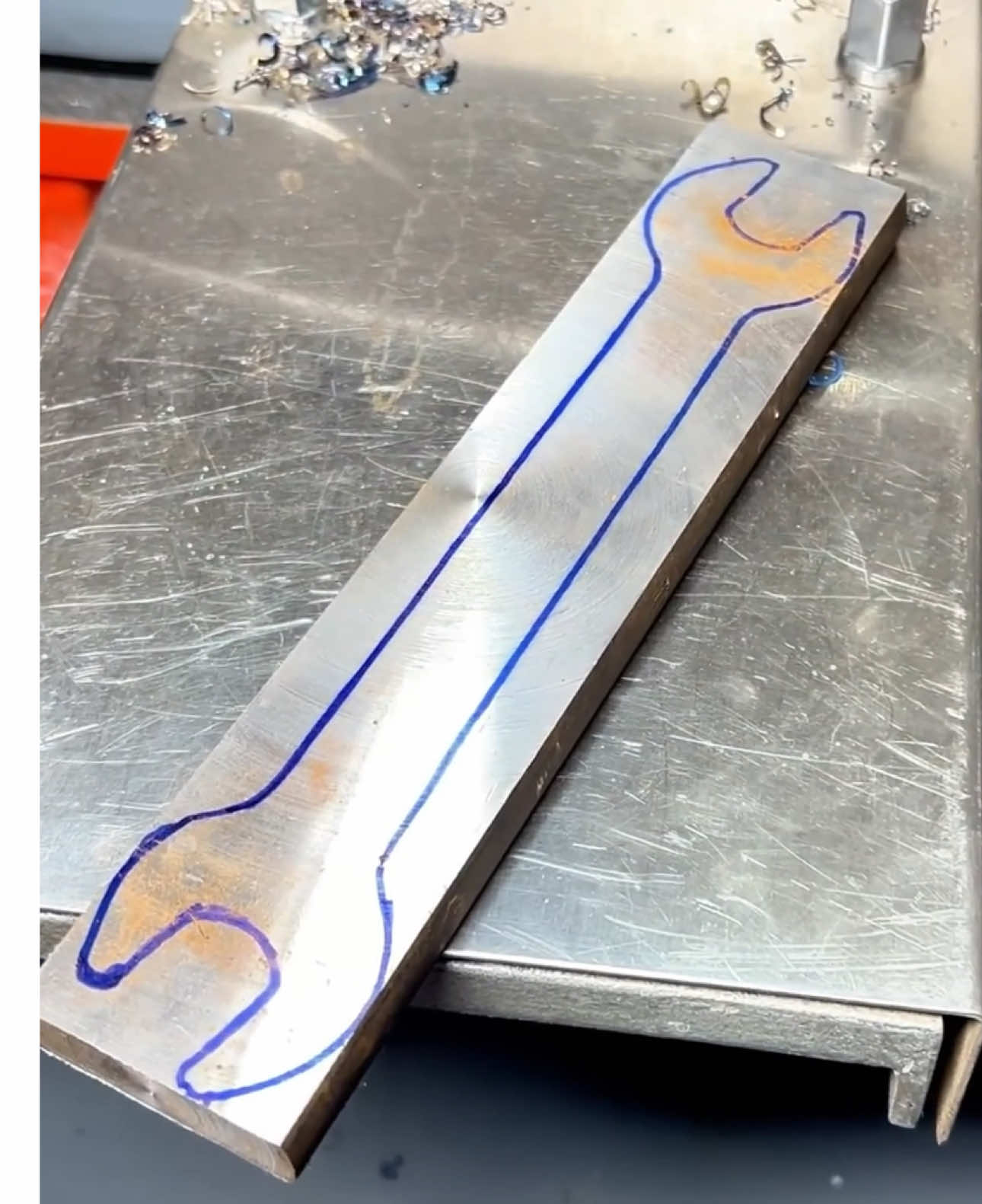 Double Ended Spanner Making From Iron Piece… #DoubleEnded #SpannerMaking #Ironpiece #foryoupageofficiall 