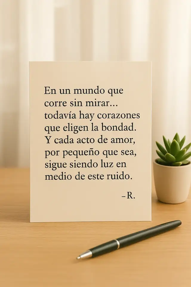 En medio de tanto ruido... todavía hay corazones que eligen ser luz.  Gracias por estar aquí. 🤍✨
