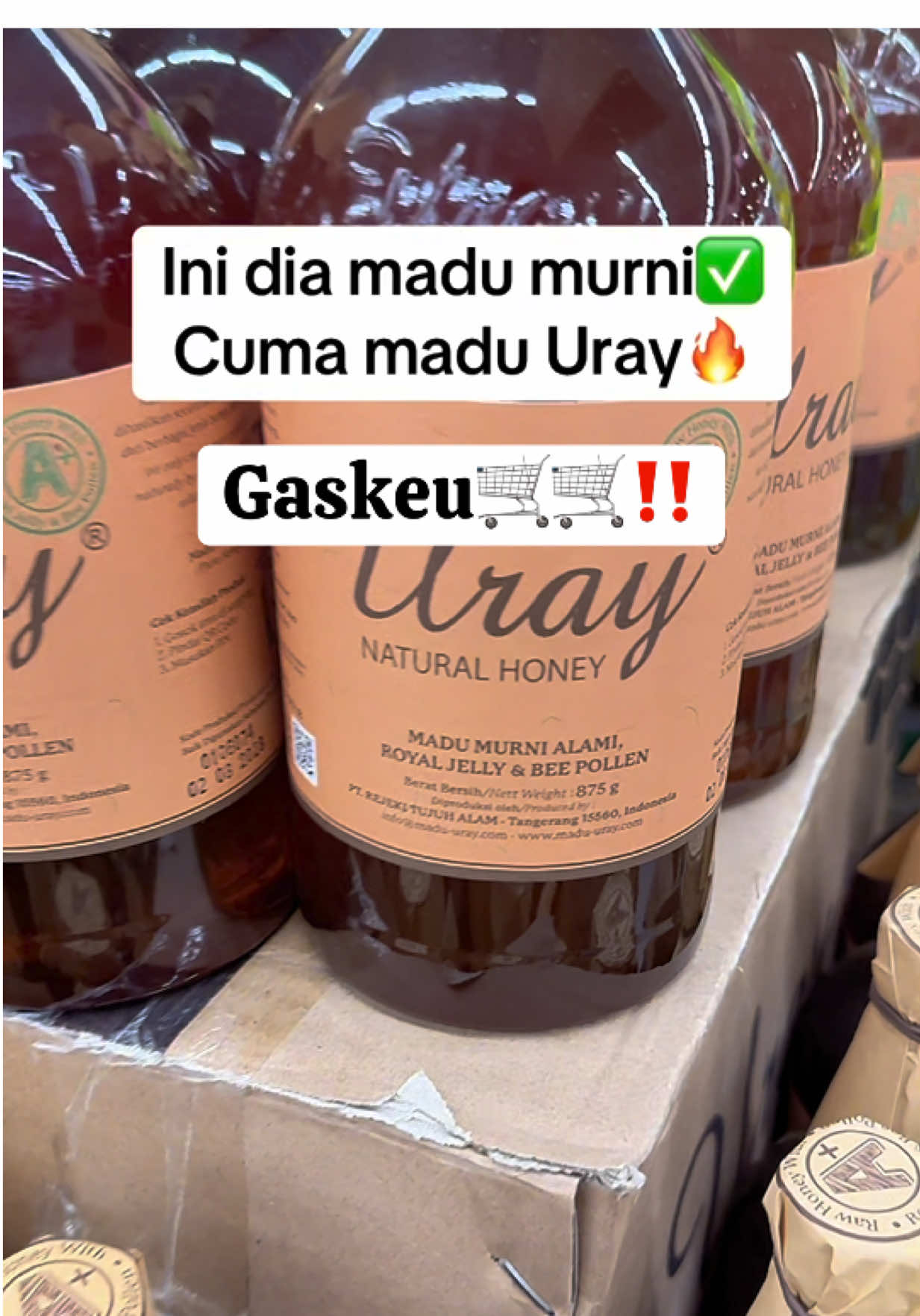 Madu Uray Natural Honey madu asli #maduuray #maduasli #bantufyp 