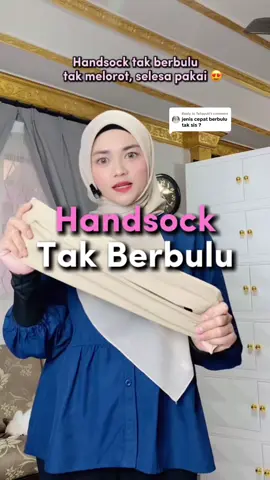 Replying to @Tehayuti  #handsock #handsockmuslimah #handsocktakberbulu 