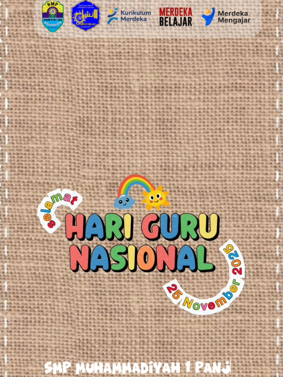 MOMEN HARI INI ~  #hadiahhariguru #harigurunasional2025 #selamatharigurunasional #smpmutupanji 