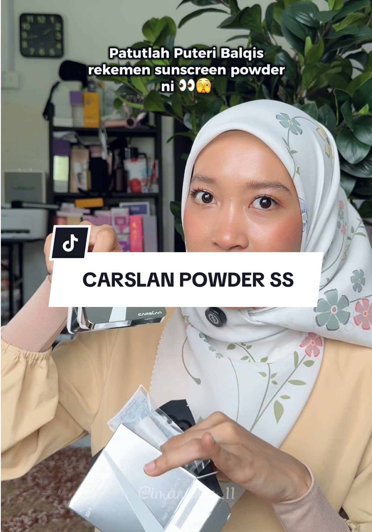 #carslan #powdersunscreen #carslanpowdersunscreen #compactpowder 