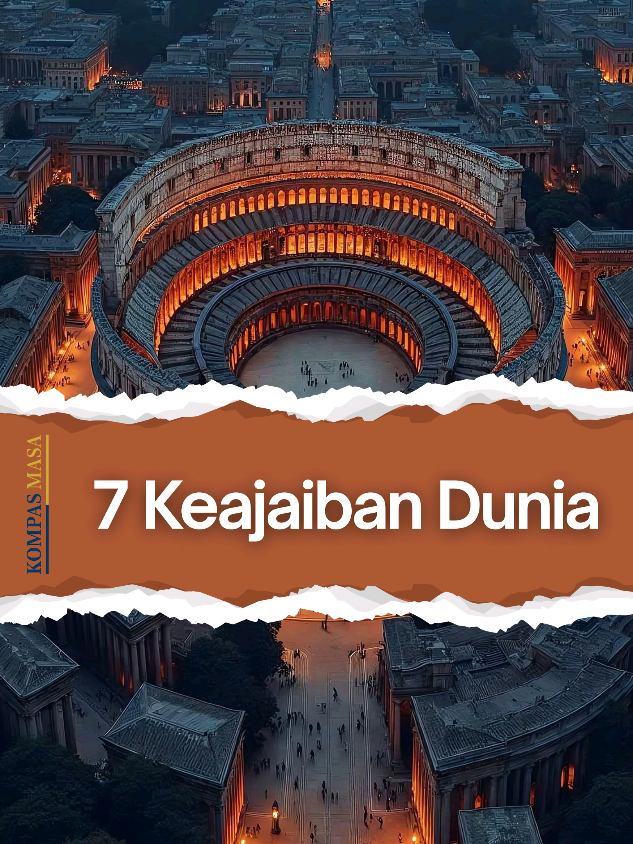 MAHAKARYA ABADI: INI 7 KEAJAIBAN DUNIA YANG MENENTANG AKAL SEHAT MANUSIA! Tembok raksasa yang membentang 21.000 KM. Kota yang dipahat langsung dari batu terjal. Candi yang dirancang berdasarkan hitungan hari dalam setahun. Tujuh lokasi ini adalah bukti tertinggi kehebatan peradaban kuno. Bagaimana mereka membangun semua ini tanpa teknologi modern? Kami sajikan fakta-fakta paling menakjubkan di balik monumen paling ikonik di dunia! #KompasMasa #7KeajaibanDunia #FaktaSejarah #Misteri #Travel