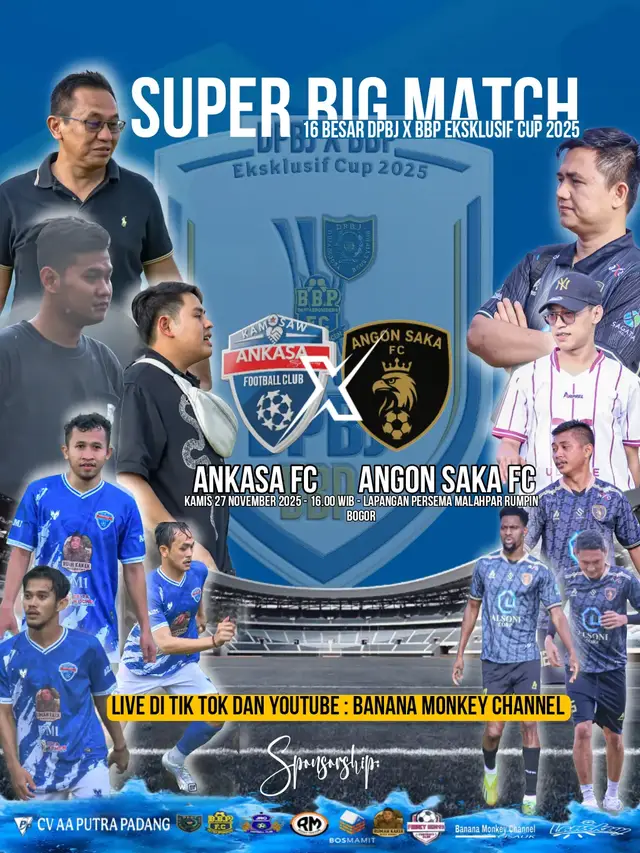 Putaran kedua DPBJ x BBP EKSKLUSIF CUP 2025 #sepakbola #tarkam #bananamonkeychannel 