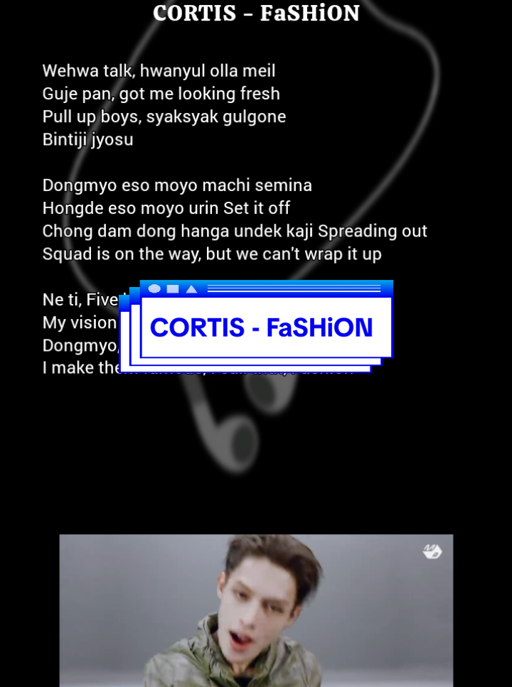 CORTIS - FaSHiON, Lyrics  #easylyric #lirik #fashion #cortis #coer 