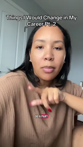 So here’s some more things that I would change in my career if I had the opportunity to go back and start over. Learning to always negotiate your salary before you take on a new role. Being strategic about the job titles that you take. And making sure to build those leadership skills early in your career. #fyp #foryoupage #careeradvice #careertok #resume 
